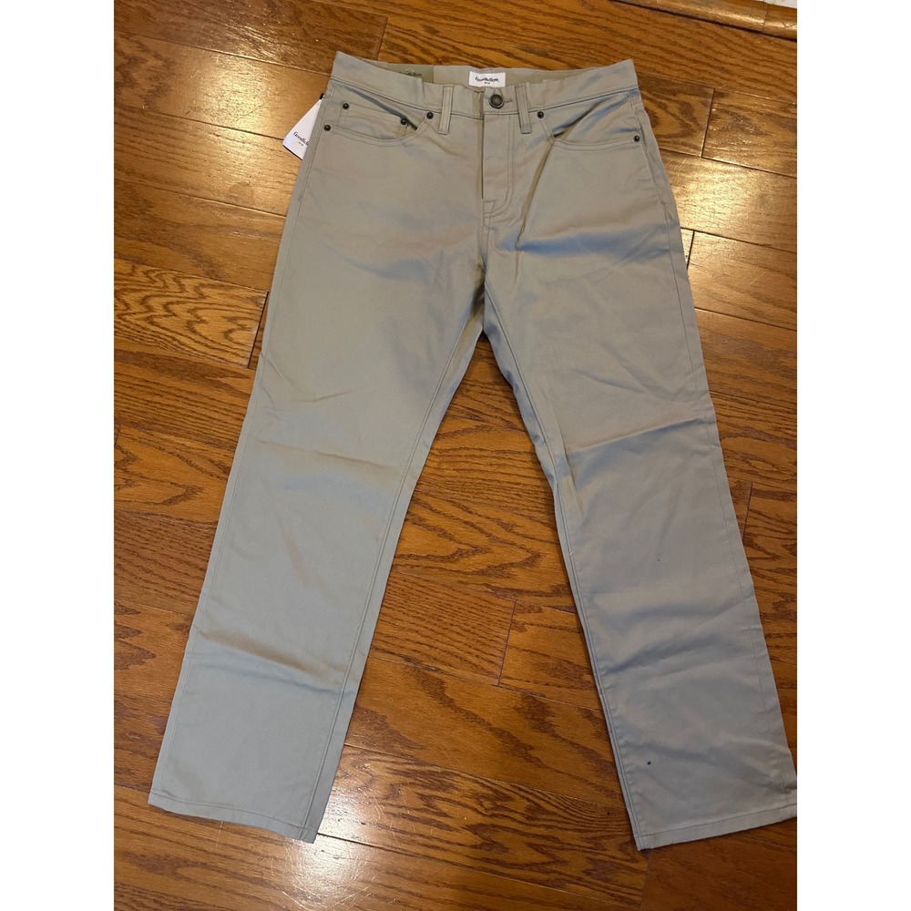 Goodfellow & Co Mens Khaki Straight Leg Stretch Pants 30x30 NWT